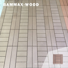 Long Lasting Eco-Friendly Landscaping Wood Look Matt Finish WPC Wood Plastic Composite Interlocking Flooring Tile